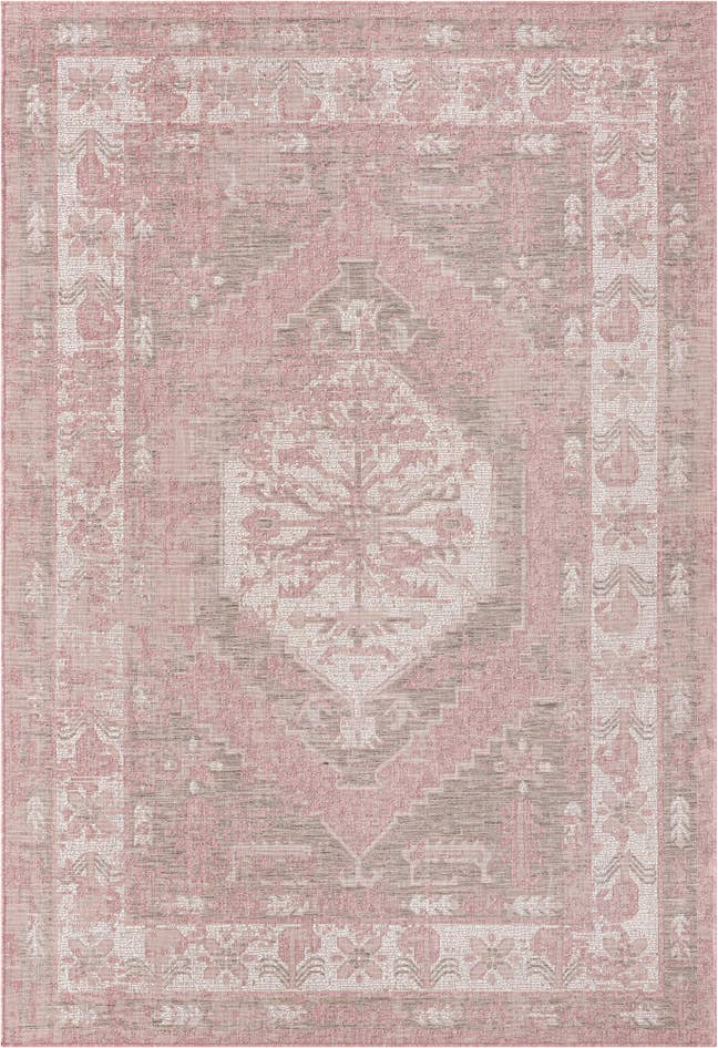 Detail image of 6' x 9' Easy-Clean Traditional Indoor / Outdoor Rug