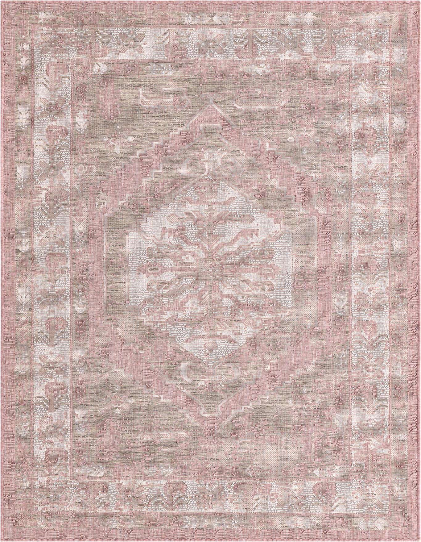 4' x 6' Easy-Clean Traditional Indoor / Outdoor Rug