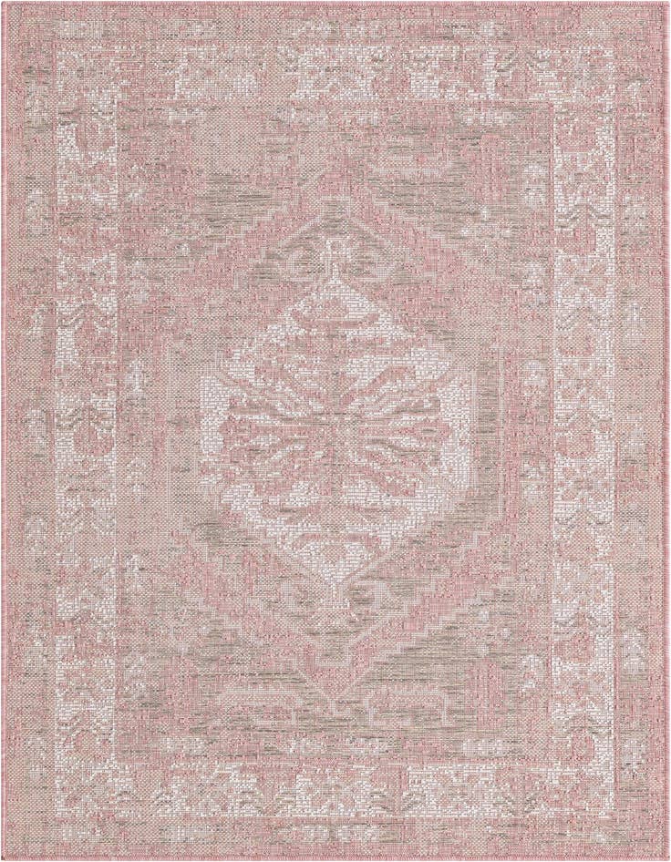 Detail image of 3' x 5' 3 Easy-Clean Traditional Indoor / Outdoor Rug