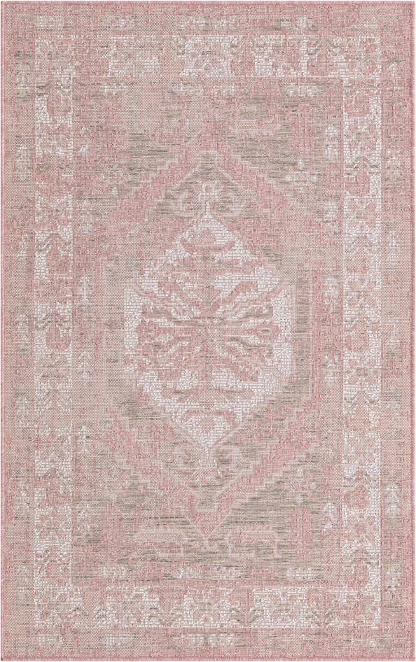 Detail image of 3' x 5' 3 Easy-Clean Traditional Indoor / Outdoor Rug