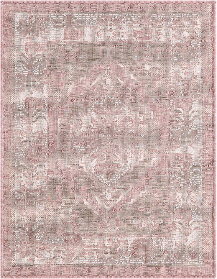 Detail image of 2' x 3' Easy-Clean Traditional Indoor / Outdoor Rug