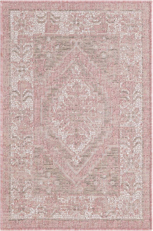 Detail image of 2' x 3' Easy-Clean Traditional Indoor / Outdoor Rug