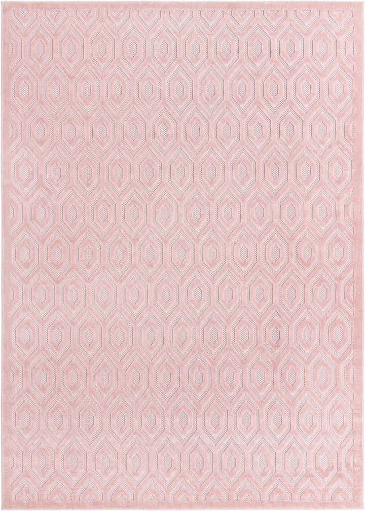 9' x 12' Easy-Clean Trellis Textured Indoor / Outdoor Rug
