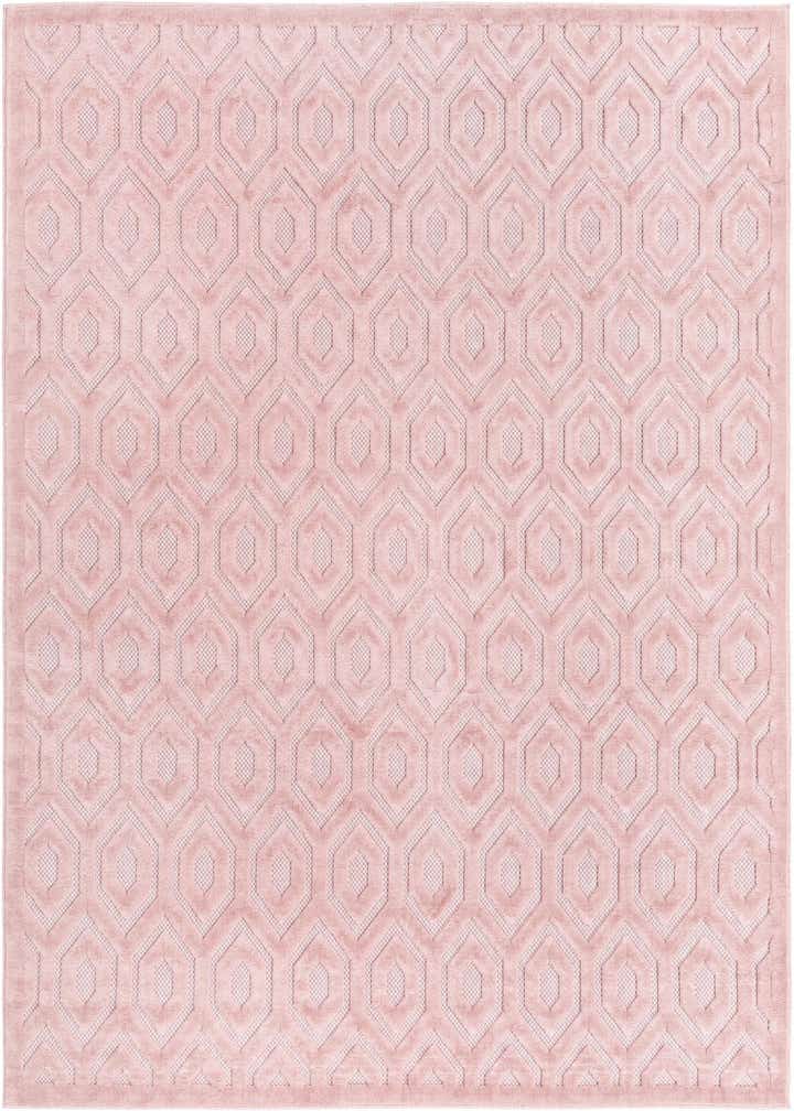 7' 10 x 10' Easy-Clean Trellis Textured Indoor / Outdoor Rug