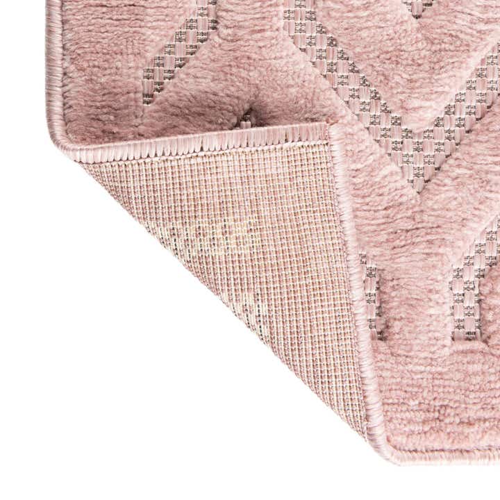 4' x 6' Easy-Clean Trellis Textured Indoor / Outdoor Rug