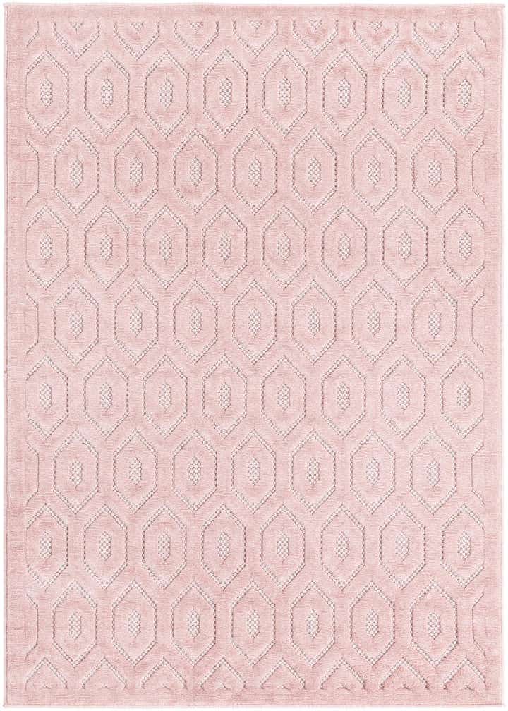 4' x 6' Easy-Clean Trellis Textured Indoor / Outdoor Rug