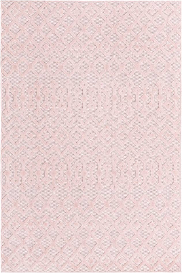Detail image of 6' x 9' Easy-Clean Trellis Textured Indoor / Outdoor Rug