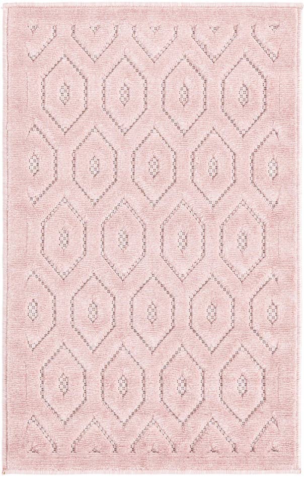 Detail image of 2' x 3' Easy-Clean Trellis Textured Indoor / Outdoor Rug