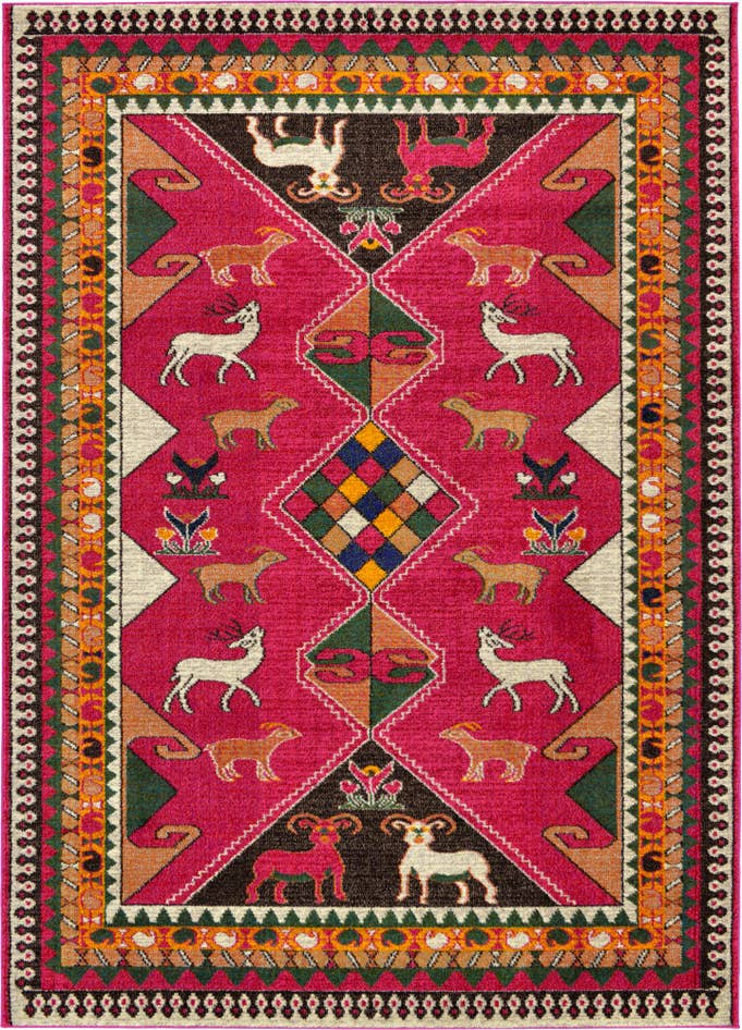 Detail image of 7' x 10' Washable Santa Fe Rug