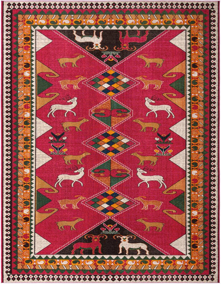 Detail image of 10' 6 x 16' 5 Washable Santa Fe Rug