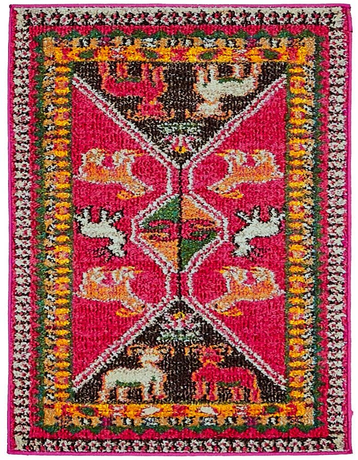 Detail image of 2' x 3' Washable Santa Fe Rug