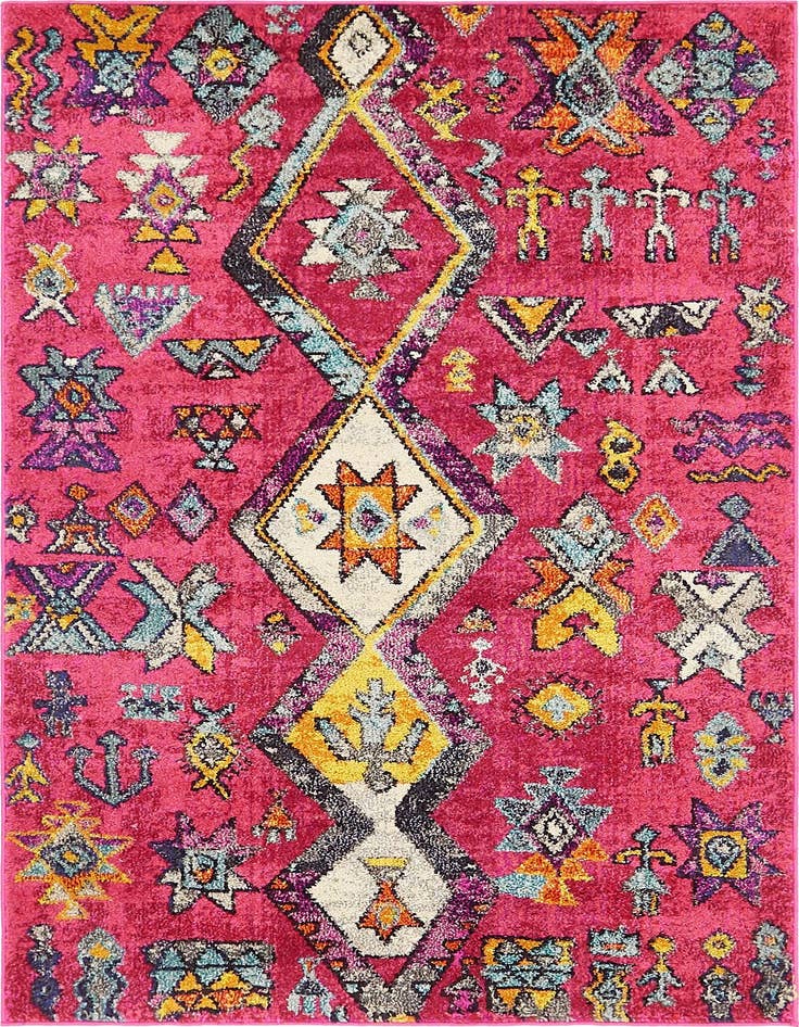 Detail image of 4' x 6' Washable Santa Fe Rug