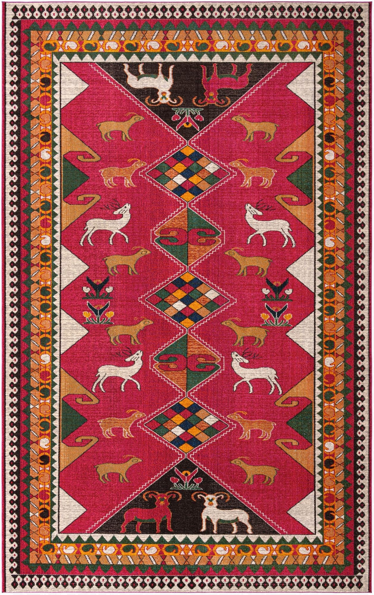 Primary image 10' 6 x 16' 5  Washable Santa Fe Rug