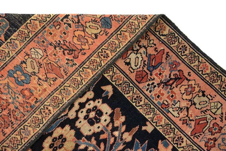Detail image of 4' x 6' 8 Hand Knotted Sarough Persian Wool Rug