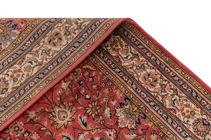7' 6 x 10' 7 Hand Knotted Sarough Wool Rug