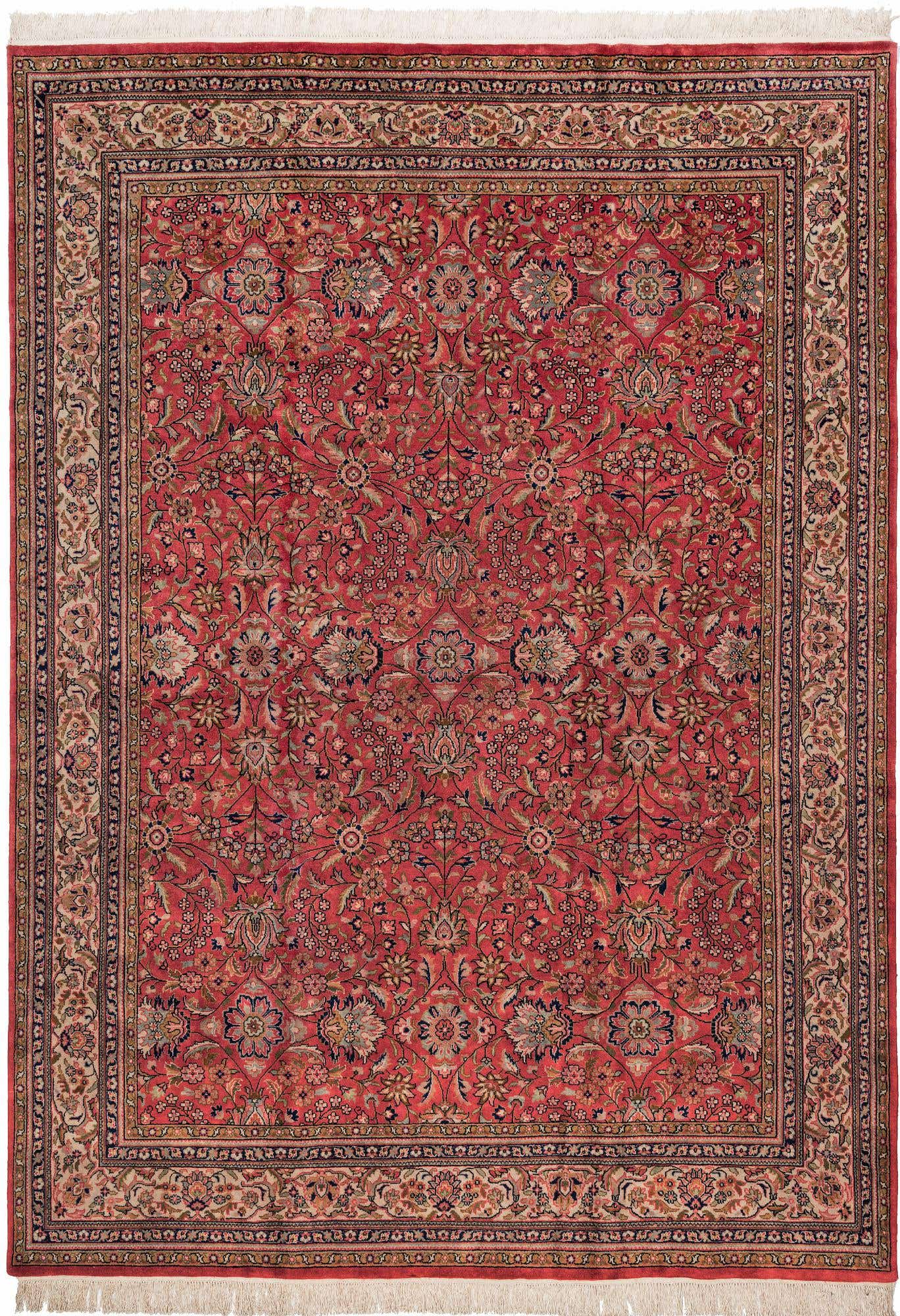 7' 6 x 10' 7 Hand Knotted Sarough Wool Rug