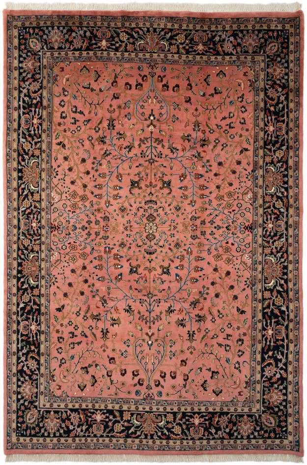 Detail image of 8' 1 x 11' 9 Sarough Wool Rug