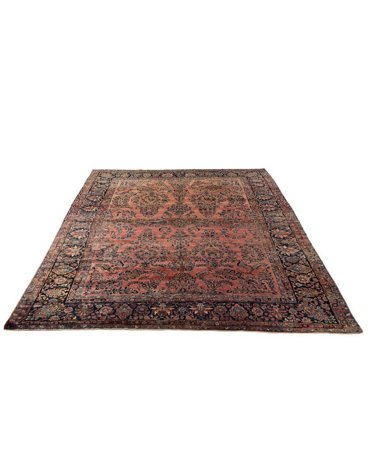 Detail image of 8' 8 x 11' 6 Hand Knotted Sarough Persian Wool Rug