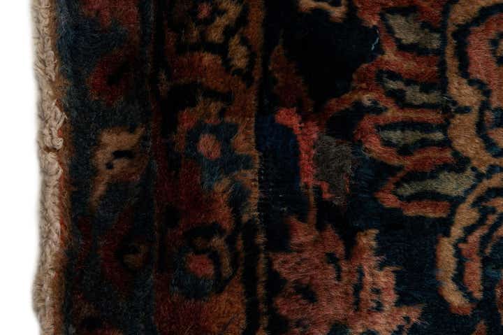 8' 8 x 11' 6 Hand Knotted Sarough Persian Wool Rug