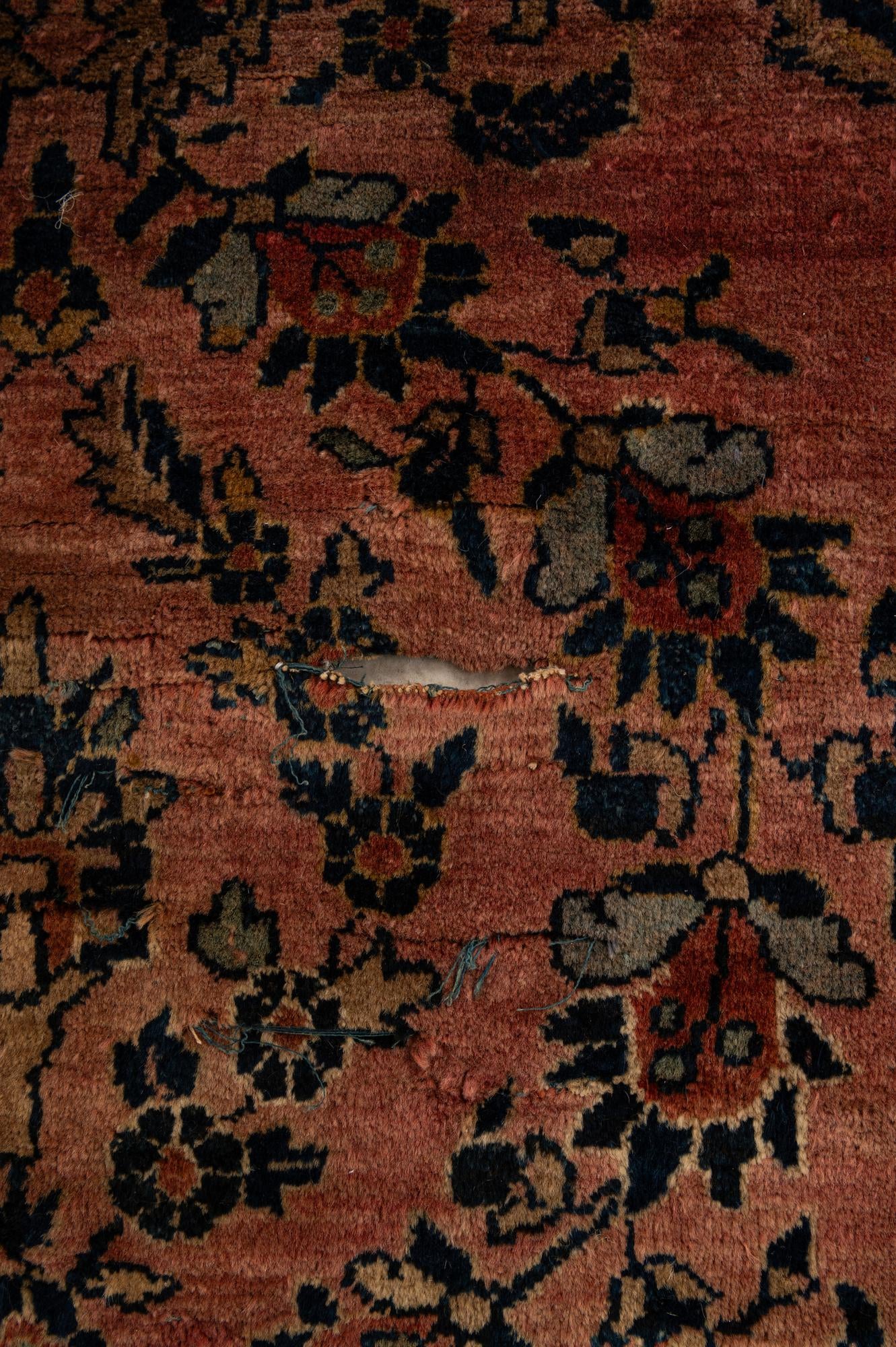 8' 8 x 11' 6 Hand Knotted Sarough Persian Wool Rug