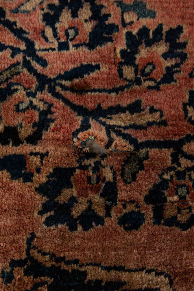 8' 8 x 11' 6 Hand Knotted Sarough Persian Wool Rug