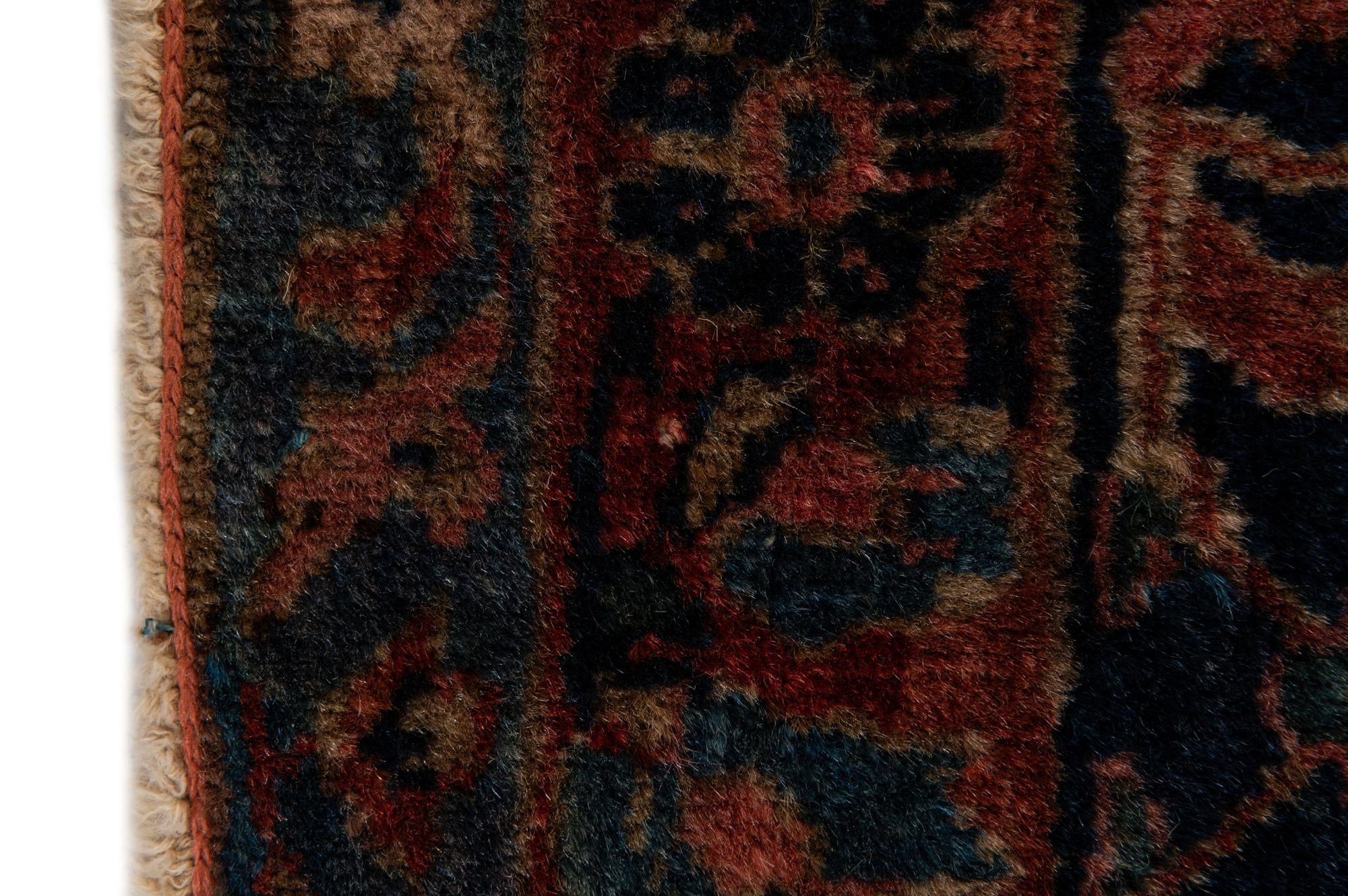 8' 8 x 11' 6 Hand Knotted Sarough Persian Wool Rug