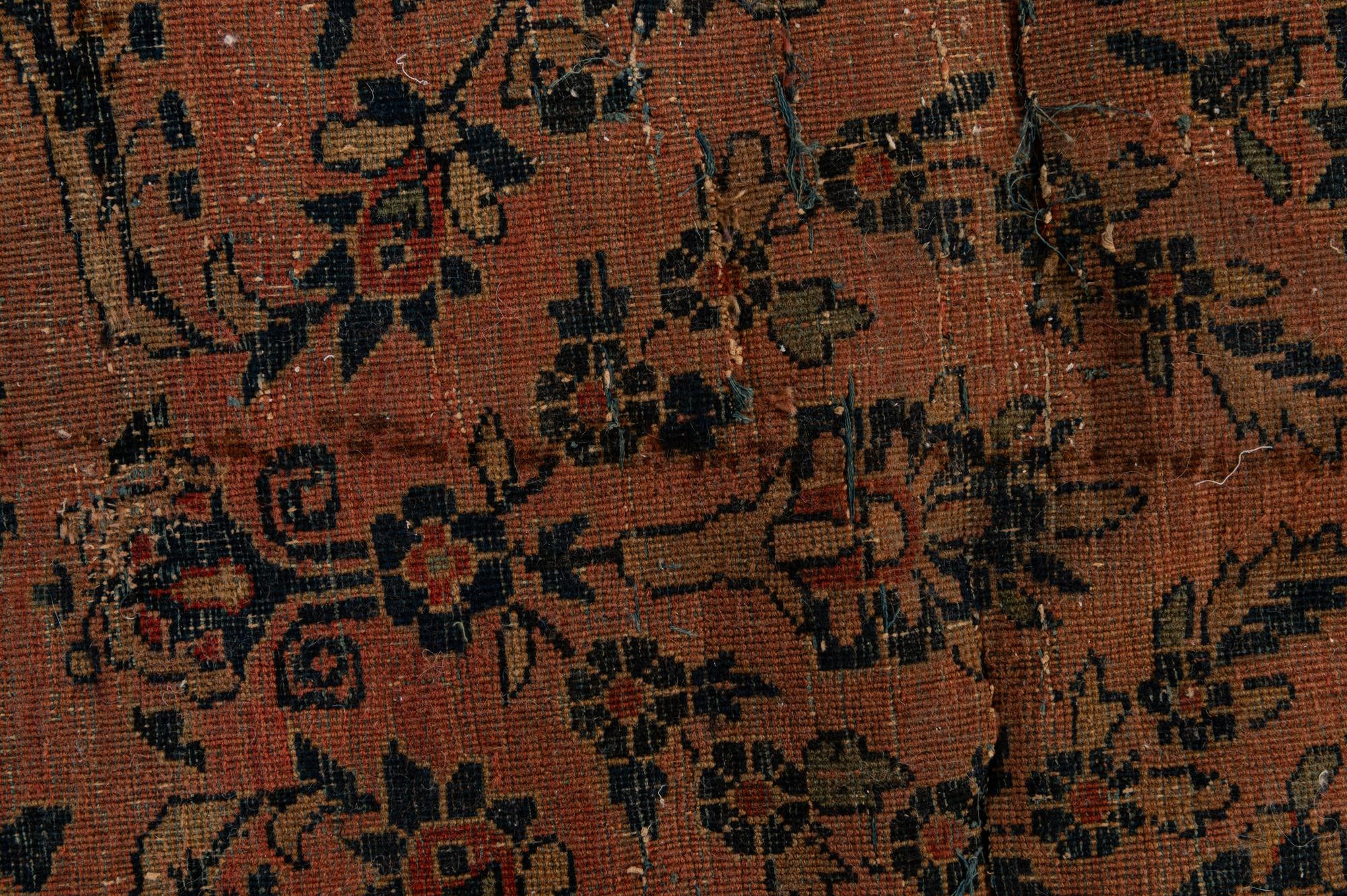 8' 8 x 11' 6 Hand Knotted Sarough Persian Wool Rug