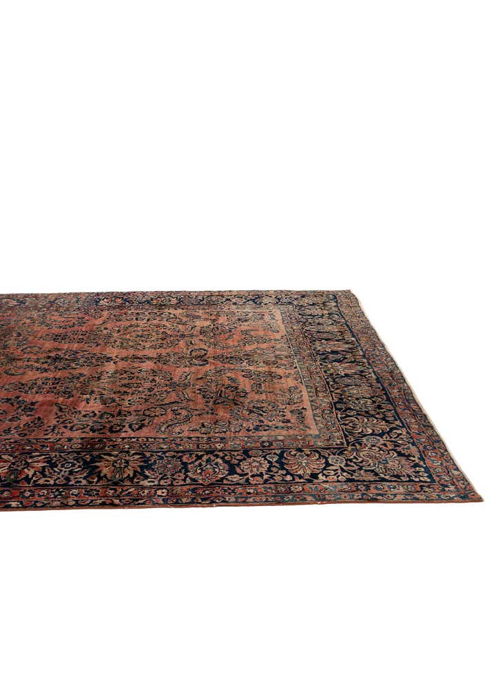 8' 8 x 11' 6 Hand Knotted Sarough Persian Wool Rug