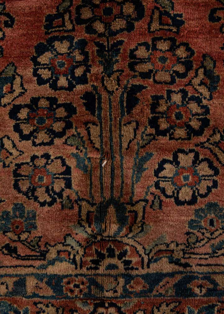 8' 8 x 11' 6 Hand Knotted Sarough Persian Wool Rug