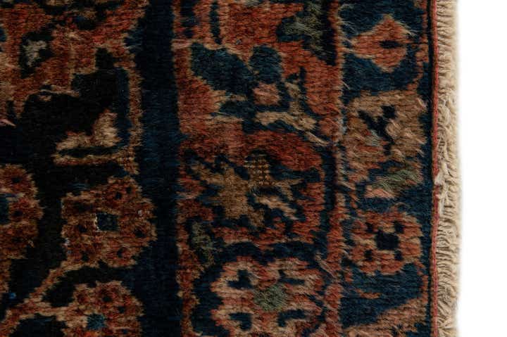 8' 8 x 11' 6 Hand Knotted Sarough Persian Wool Rug