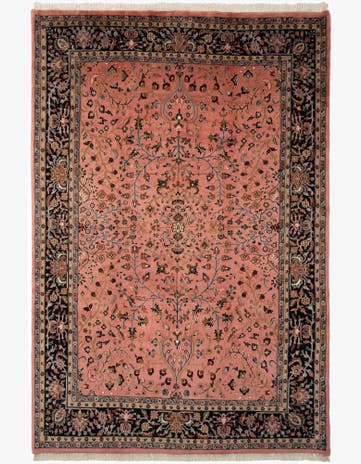 8' 1 x 11' 9 Sarough Wool Rug