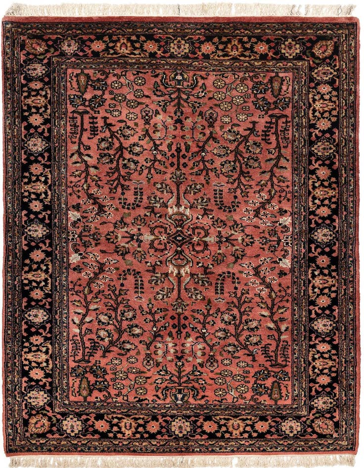 Detail image of 4' 6 x 6' 10 Sarouk Rug
