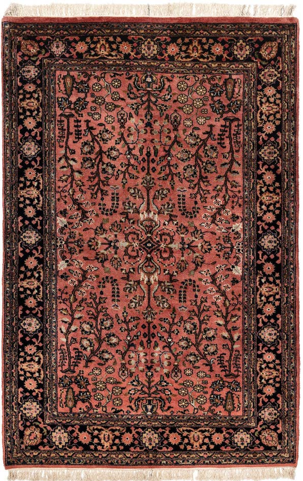 Detail image of 4' 6 x 6' 10 Sarouk Rug