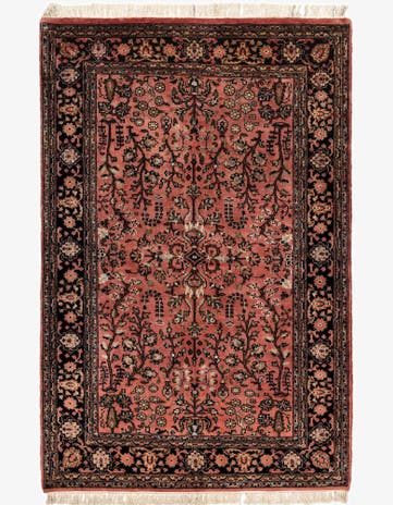 4' 6 x 6' 10 Sarouk Rug