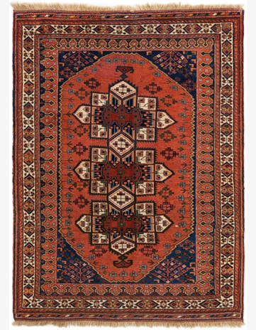 5' 1 x 7' Shiraz Wool Rug