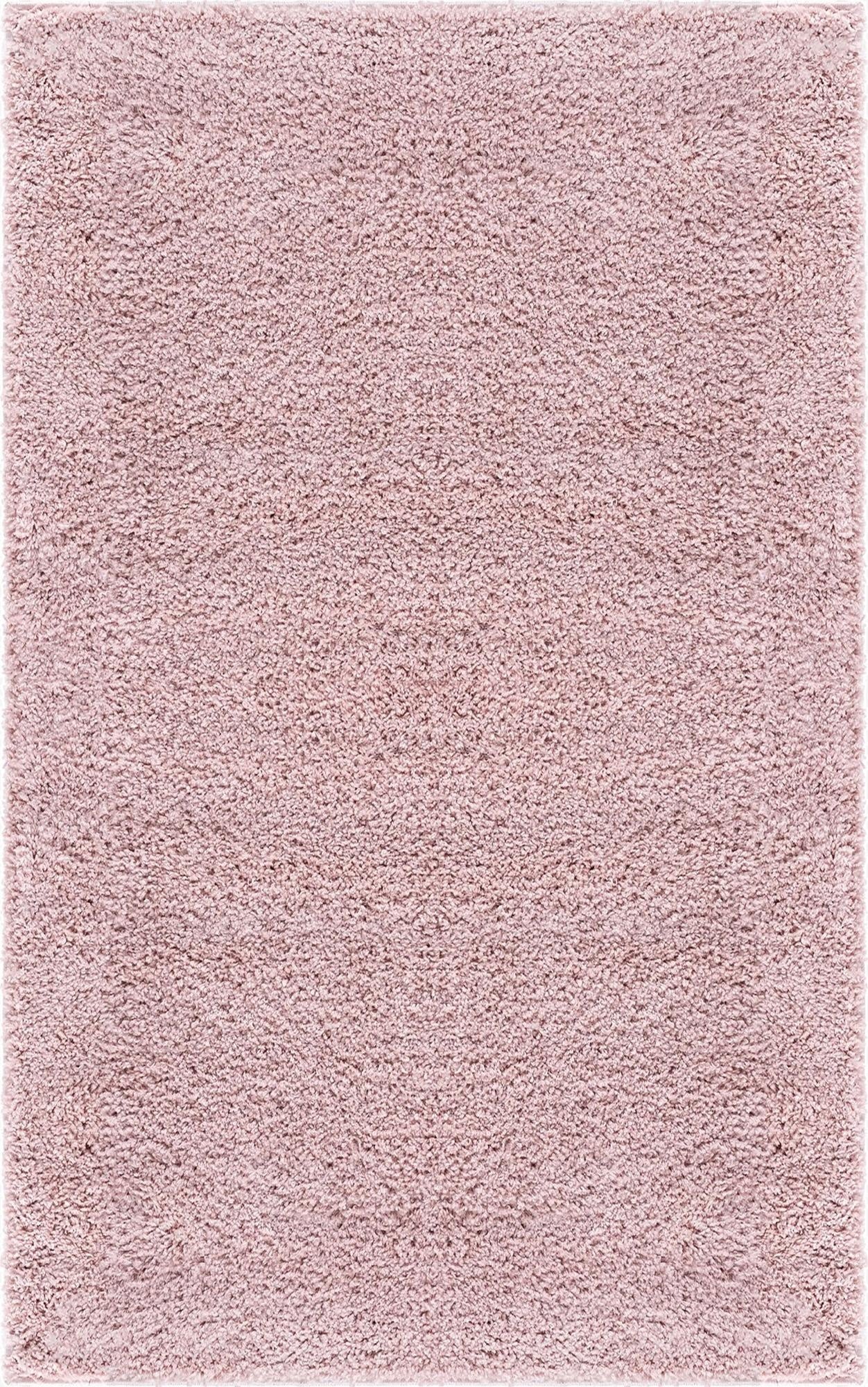 3' 3 x 5' 3 Soft Solid Shag Rug