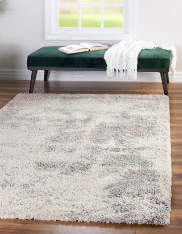 9' 10 x 13' Soft Touch Shag Rug