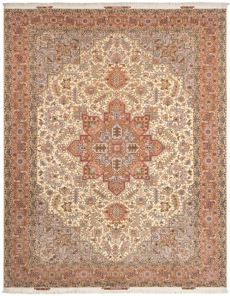 Detail image of 6' 8 x 10' 4 Tabriz Rug