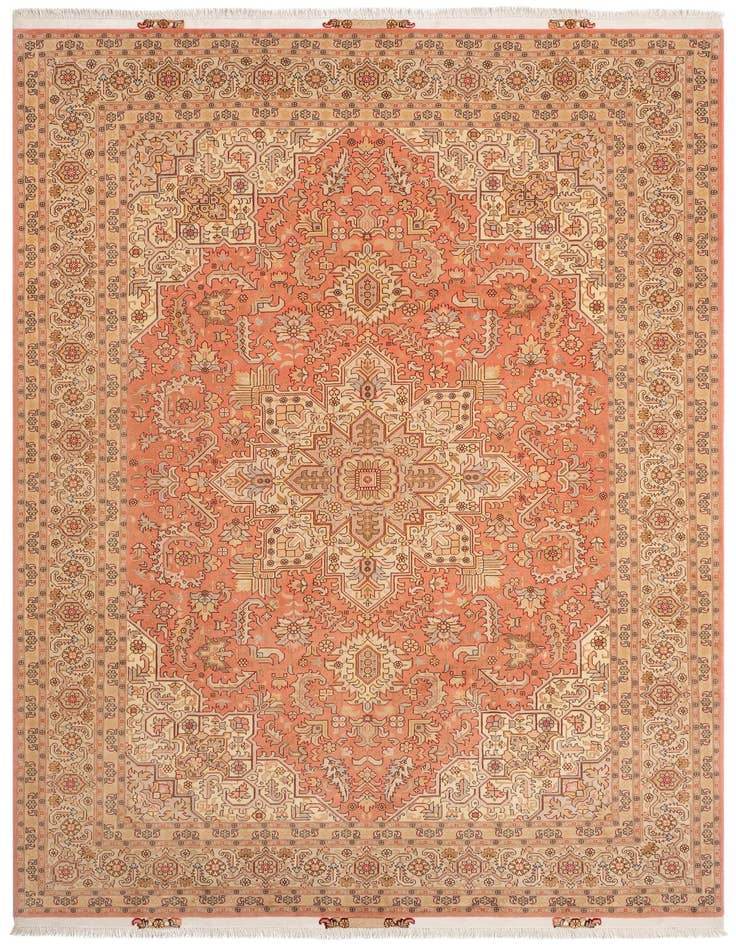 Detail image of 6' 7 x 9' 11 Tabriz Rug