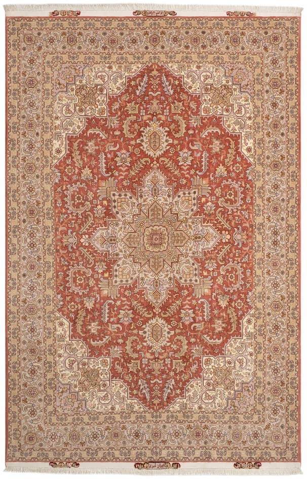 Detail image of 6' 8 x 10' 1 Tabriz Rug