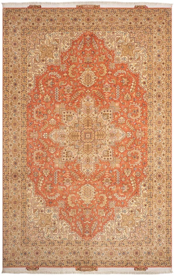 Detail image of 6' 8 x 10' 5 Tabriz Rug