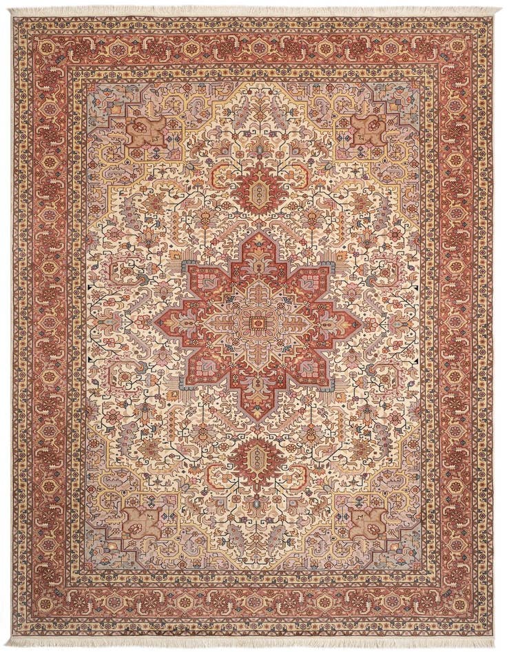Detail image of 6' 8 x 9' 9 Tabriz Rug
