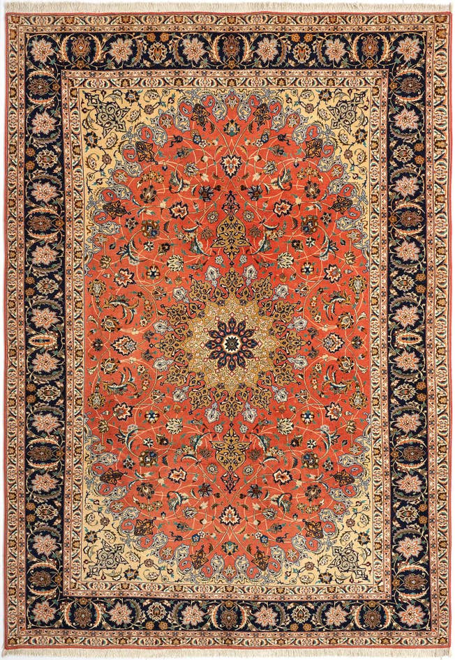 Detail image of 6' 8 x 9' 10 Tabriz Rug