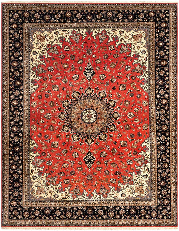 Detail image of 8' 3 x 12' Tabriz Rug