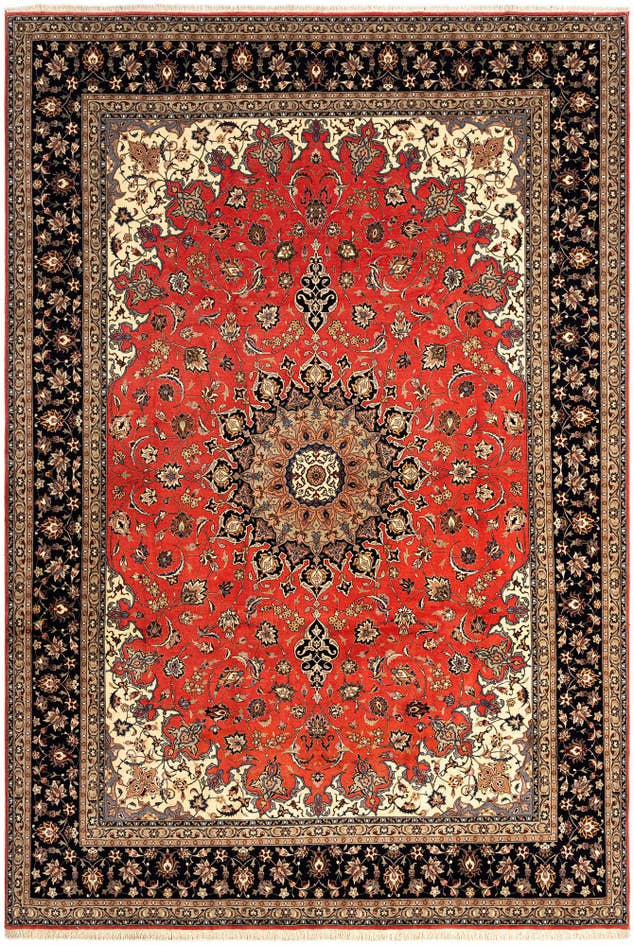 Detail image of 8' 3 x 12' Tabriz Rug