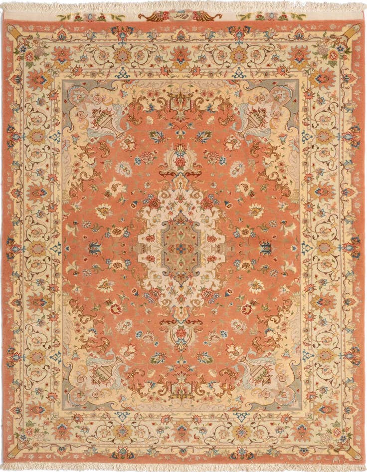 Detail image of 4' 11 x 7' Tabriz Rug
