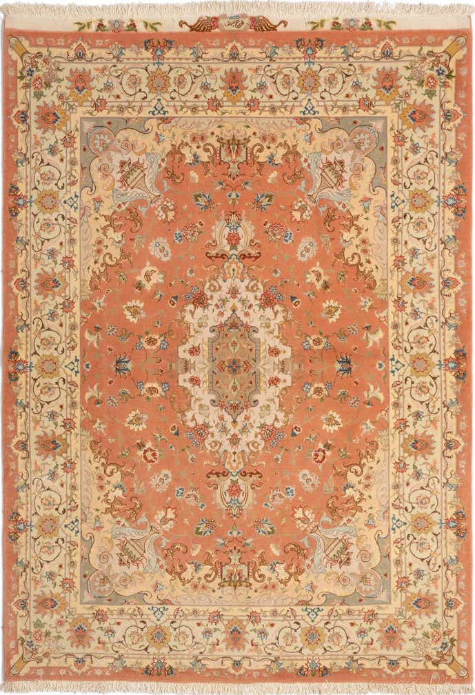 4' 11 x 7' Tabriz Rug