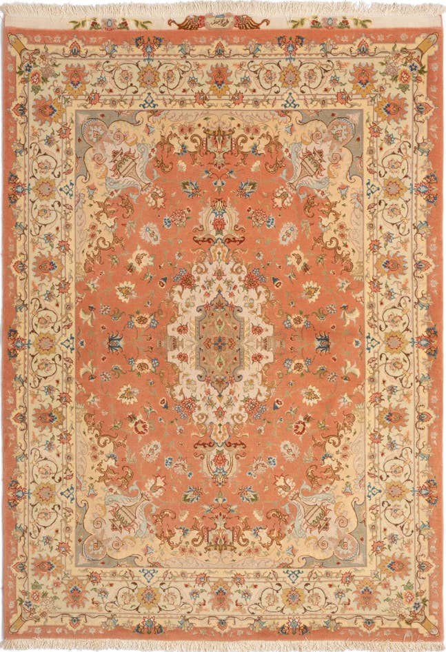 Detail image of 4' 11 x 7' Tabriz Rug