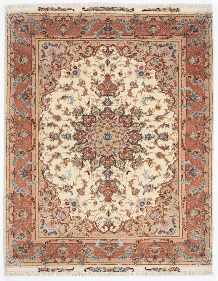 Detail image of 5' x 7' 1 Tabriz Rug