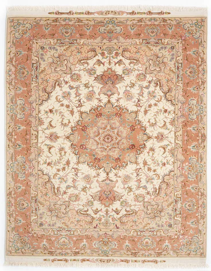 Detail image of 5' x 7' Tabriz Rug